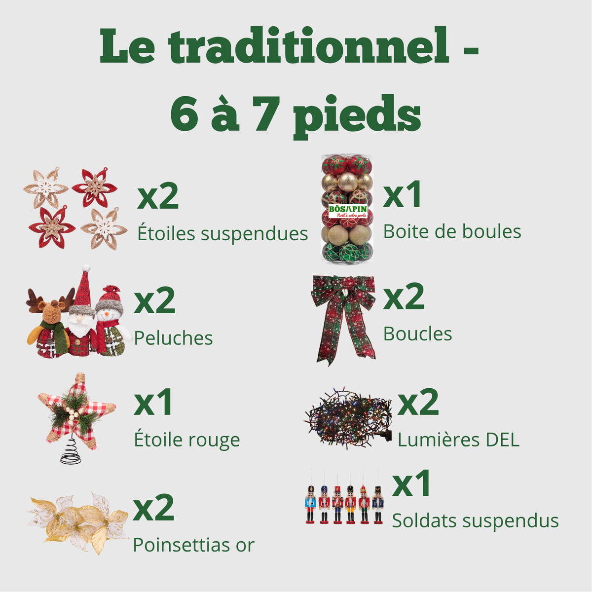 Christmas Tree Decoration Kit (Decoration only)