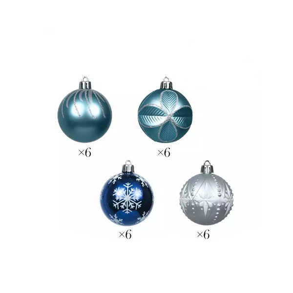 Boules de Noël – Incassables, 60 mm