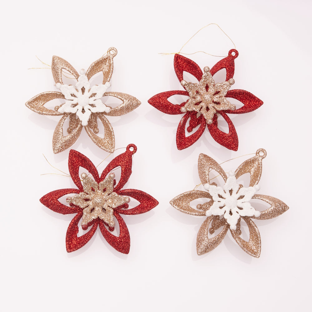 Étoile Suspendue Décorative – Pailletée, 10 cm