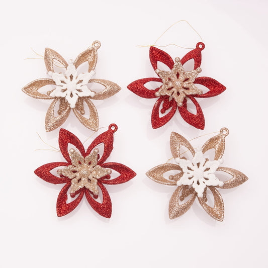 Étoile Suspendue Décorative – Pailletée, 10 cm