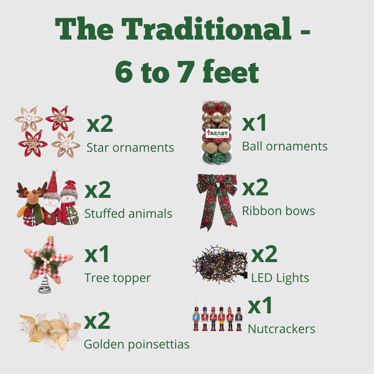 Christmas Tree Decoration Kit (Decoration only)