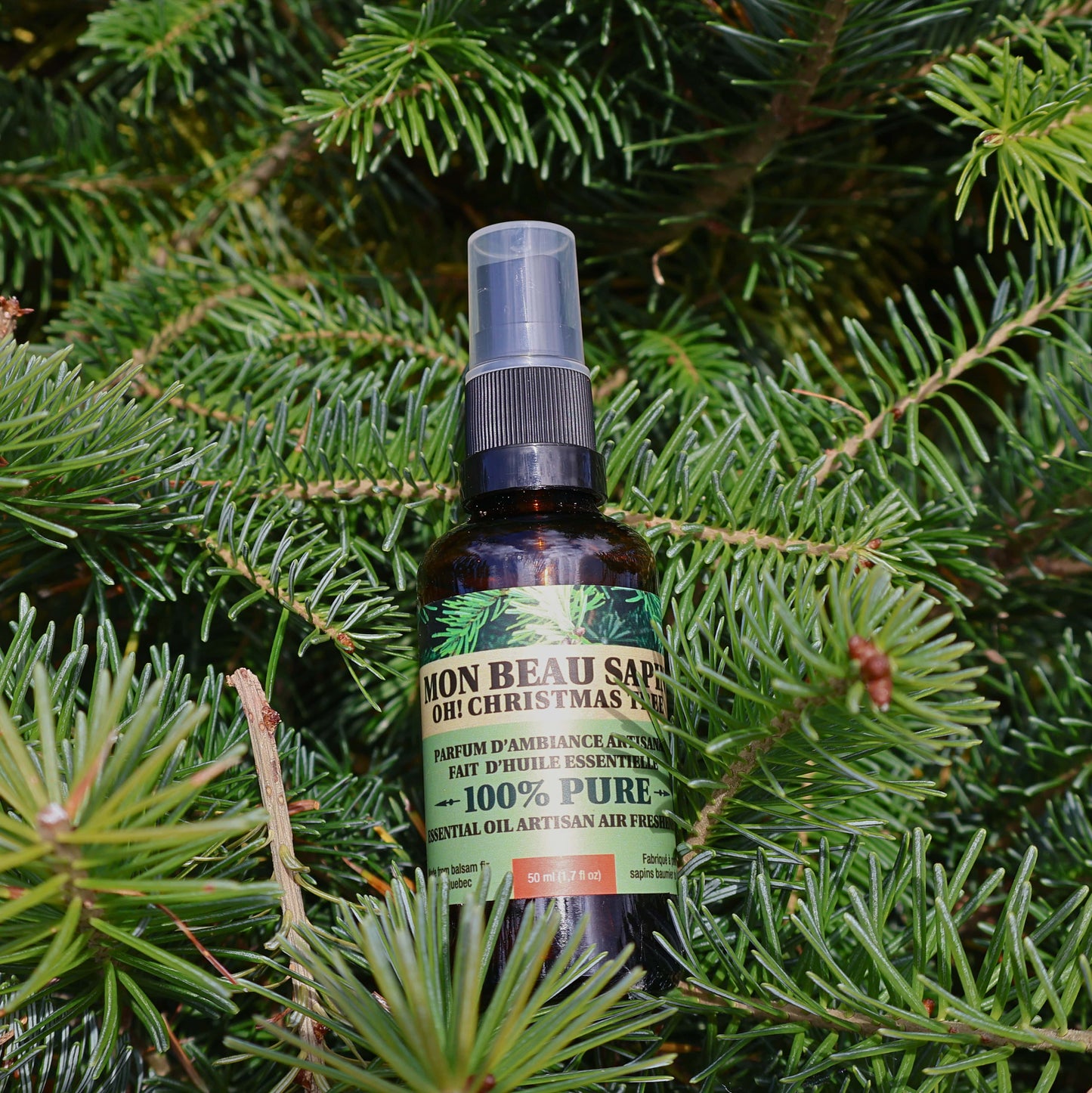 Parfum d'Ambiance Huile Essentielle Sapin Baumier – Mon Beau Sapin, 50 ml