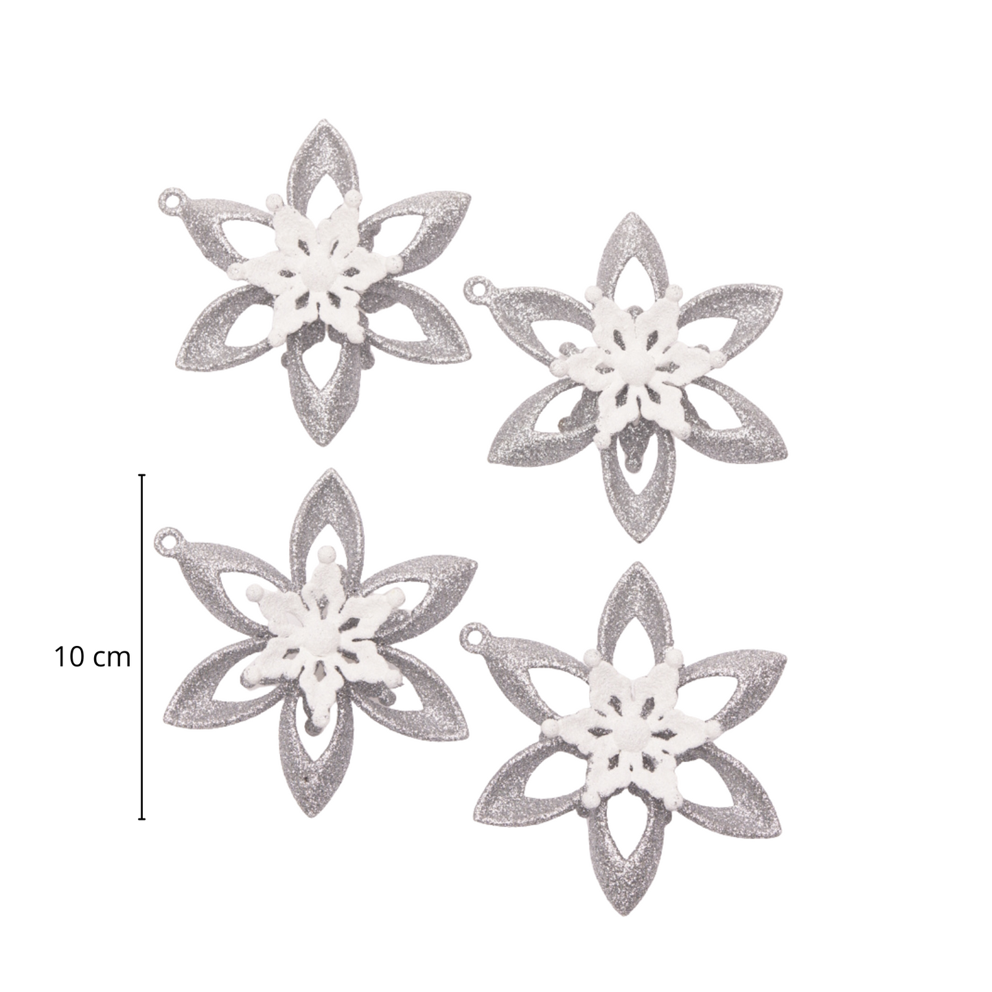 Étoile Suspendue Décorative – Pailletée, 10 cm