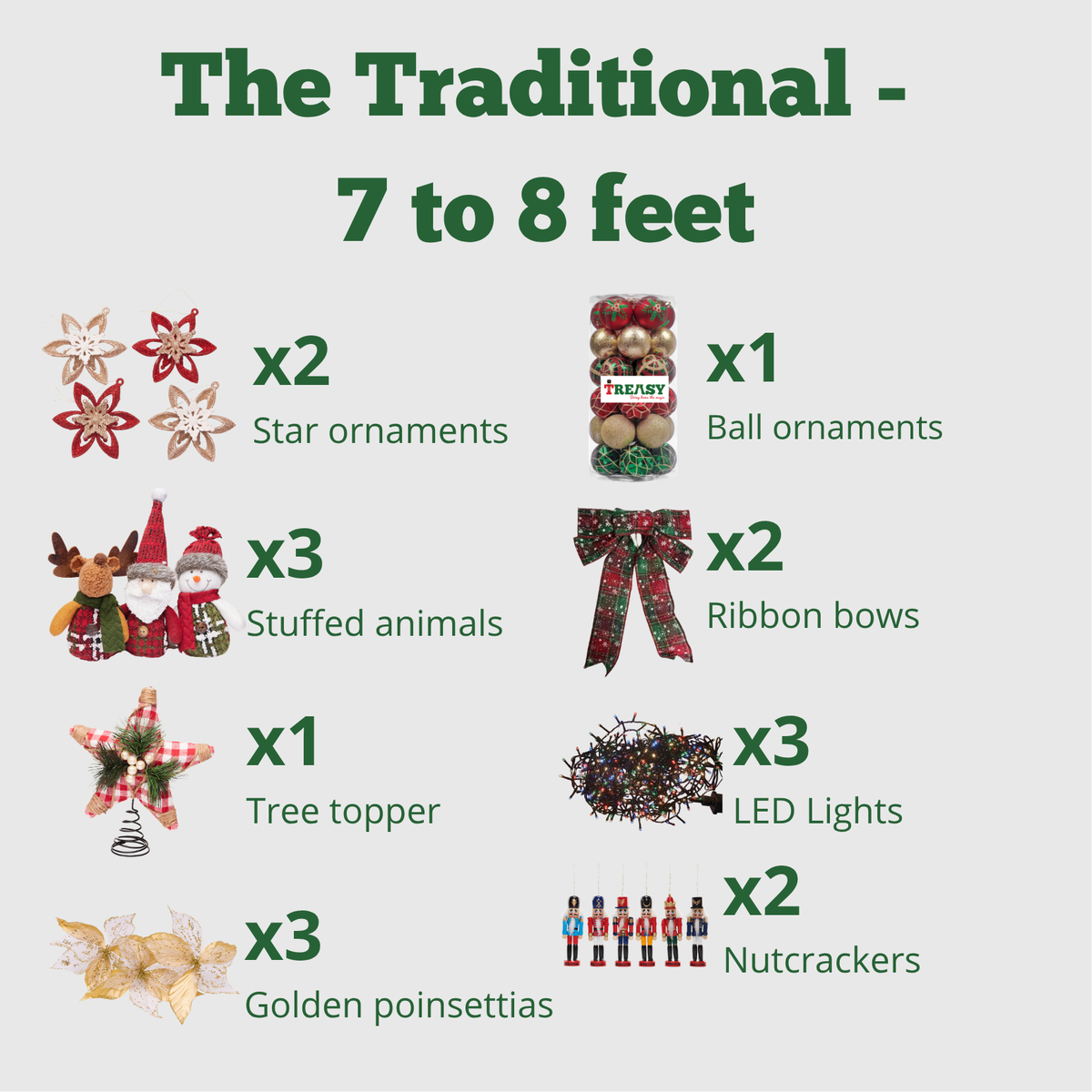 Christmas Tree Decoration Kit (Decoration only)